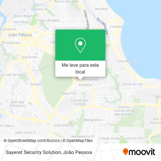 Sayeret Security Solution mapa