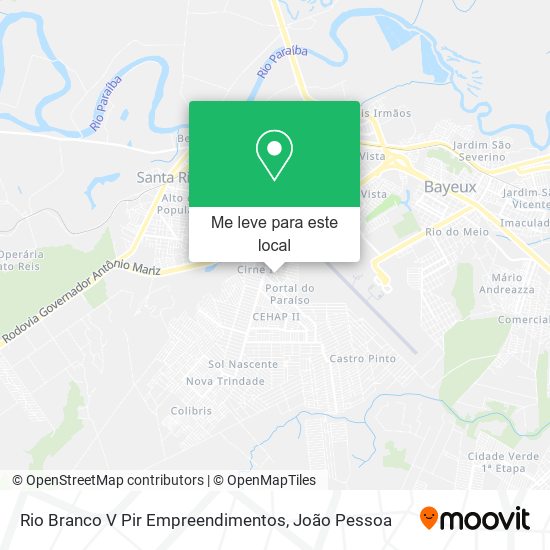 Rio Branco V Pir Empreendimentos mapa