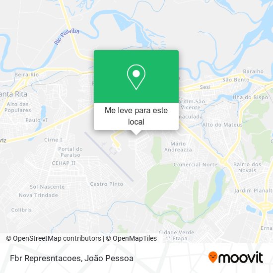 Fbr Represntacoes mapa