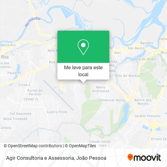 Agir Consultoria e Assessoria mapa