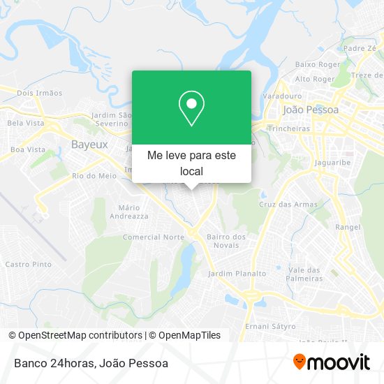 Banco 24horas mapa