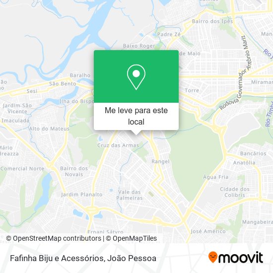 Fafinha Biju e Acessórios mapa