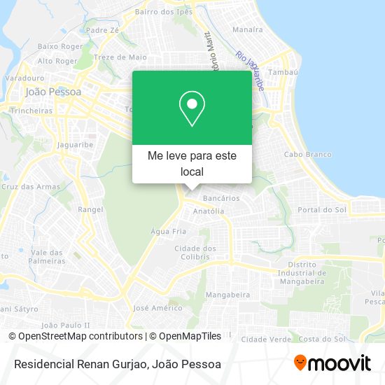 Residencial Renan Gurjao mapa