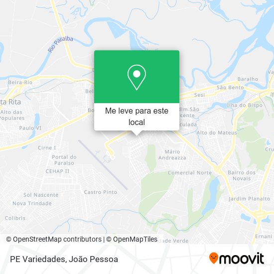 PE Variedades mapa