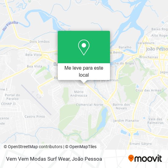 Vem Vem Modas Surf Wear mapa