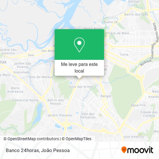Banco 24horas mapa