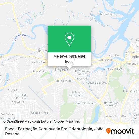 Foco - Formação Continuada Em Odontologia mapa