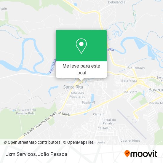 Jxm Servicos mapa