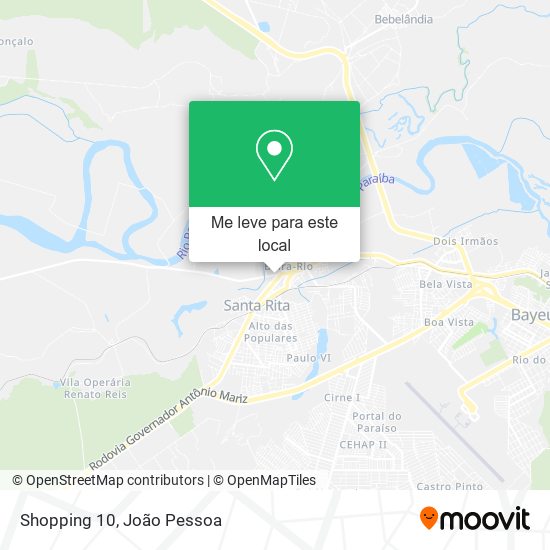Shopping 10 mapa