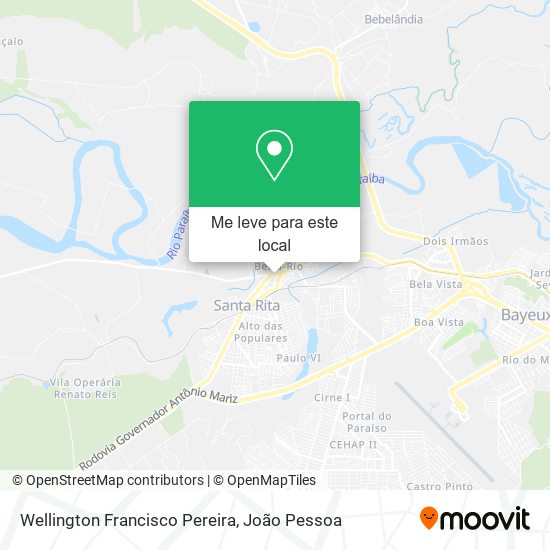 Wellington Francisco Pereira mapa