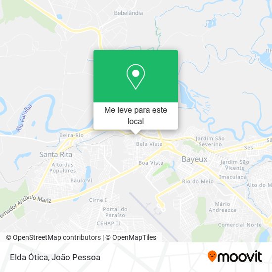 Elda Ótica mapa