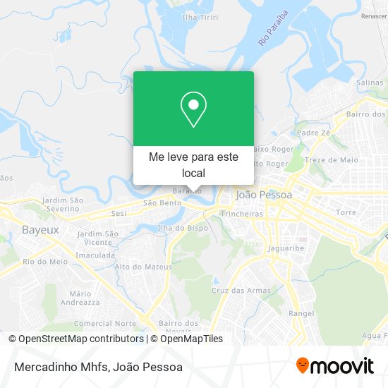 Mercadinho Mhfs mapa