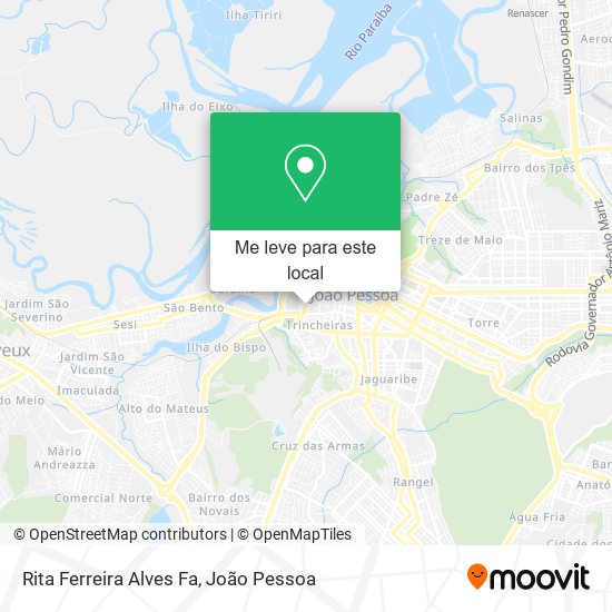Rita Ferreira Alves Fa mapa