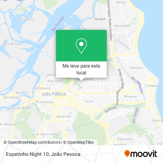 Espetinho Night 10 mapa
