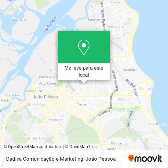 Dádiva Comunicação e Marketing mapa