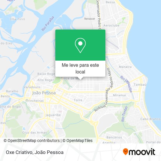 Oxe Criativo mapa