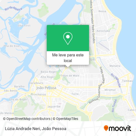 Lúzia Andrade Neri mapa