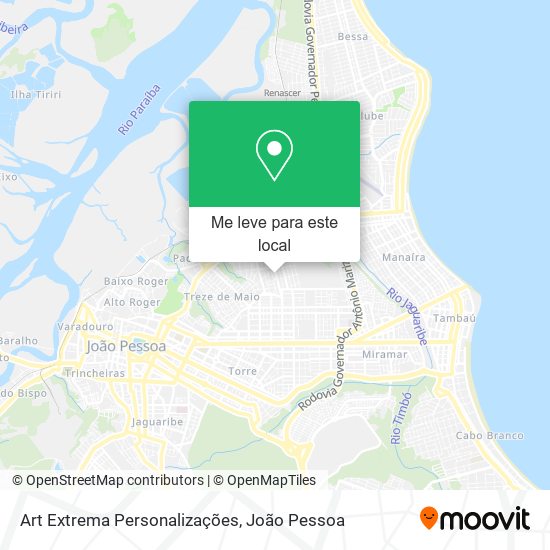 Art Extrema Personalizações mapa