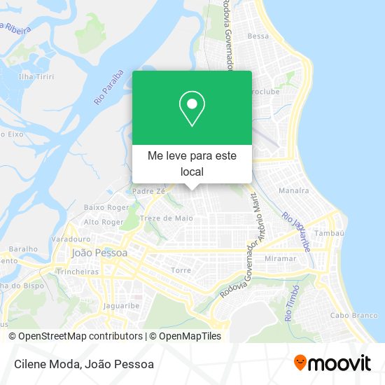 Cilene Moda mapa