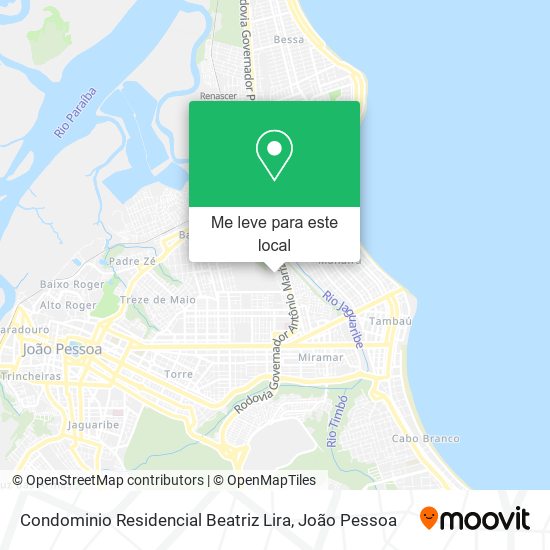 Condominio Residencial Beatriz Lira mapa