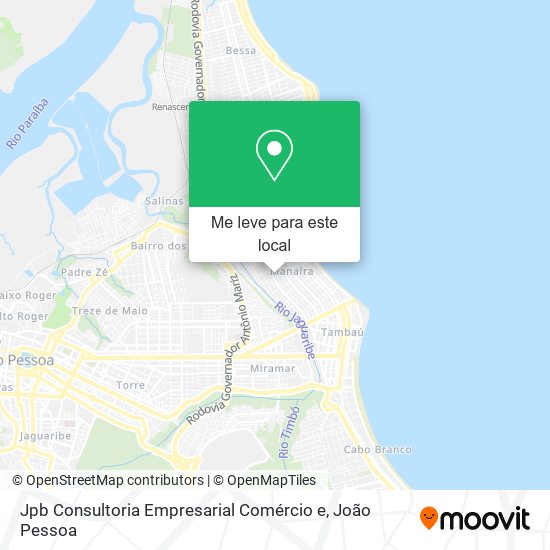 Jpb Consultoria Empresarial Comércio e mapa
