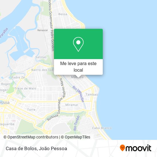 Casa de Bolos mapa
