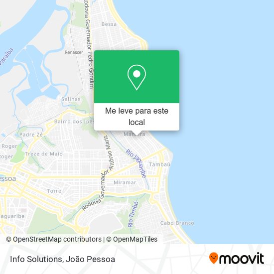 Info Solutions mapa