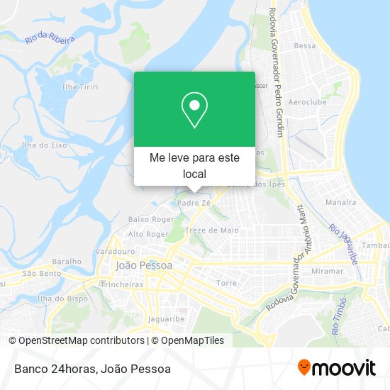 Banco 24horas mapa