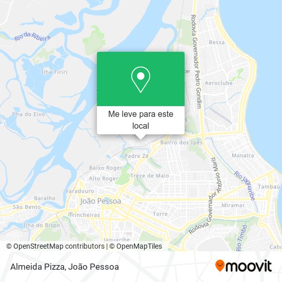 Almeida Pizza mapa
