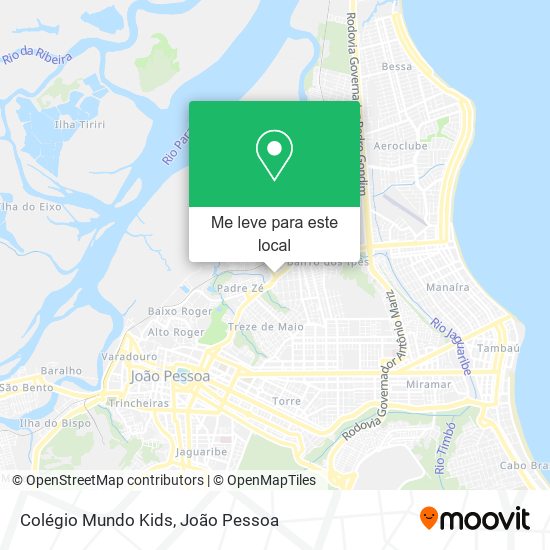 Colégio Mundo Kids mapa