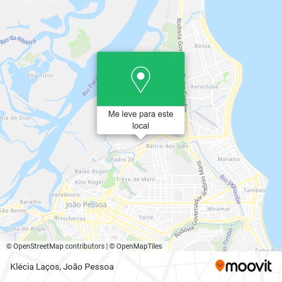 Klécia Laços mapa