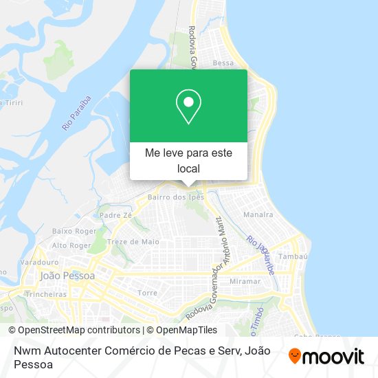 Nwm Autocenter Comércio de Pecas e Serv mapa