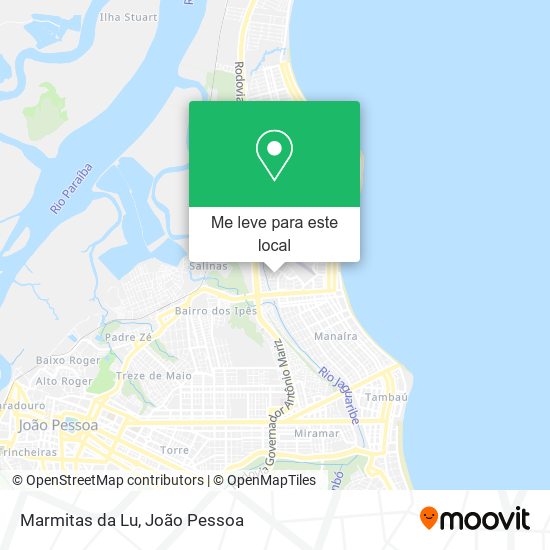 Marmitas da Lu mapa