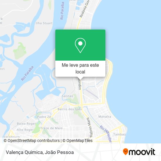 Valença Quimica mapa