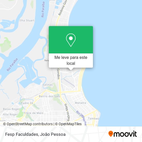 Fesp Faculdades mapa