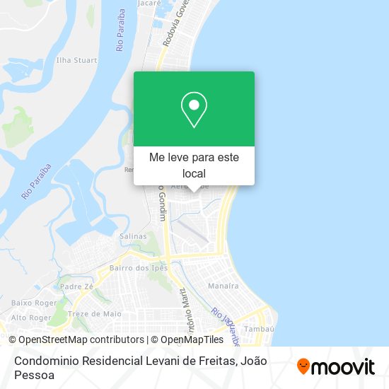 Condominio Residencial Levani de Freitas mapa