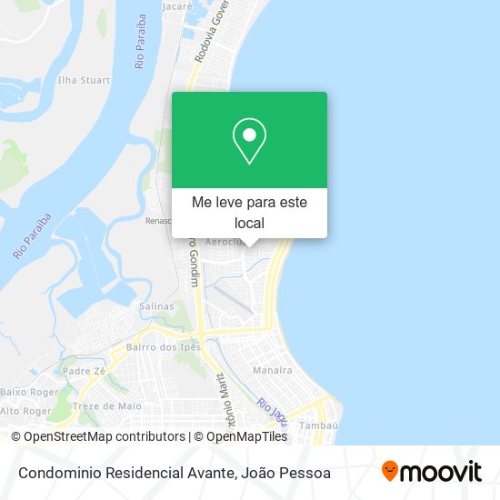 Condominio Residencial Avante mapa