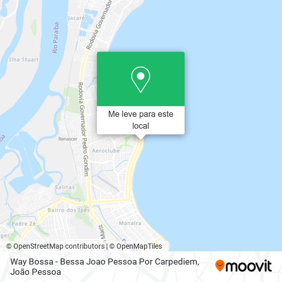 Way Bossa - Bessa Joao Pessoa Por Carpediem mapa