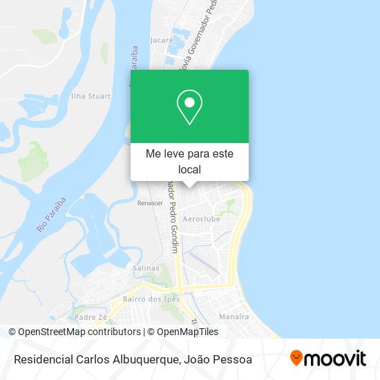 Residencial Carlos Albuquerque mapa