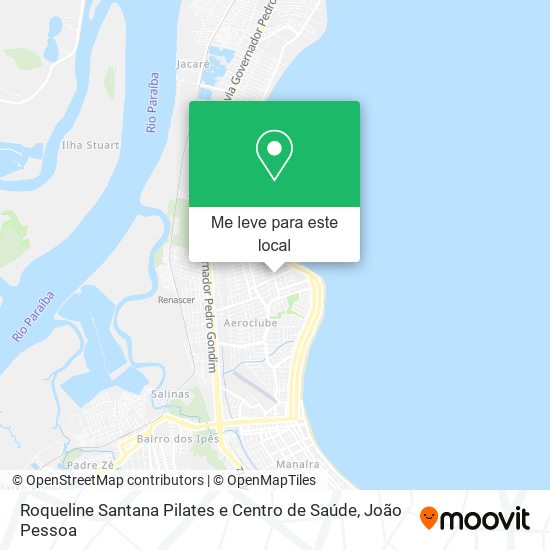 Roqueline Santana Pilates e Centro de Saúde mapa