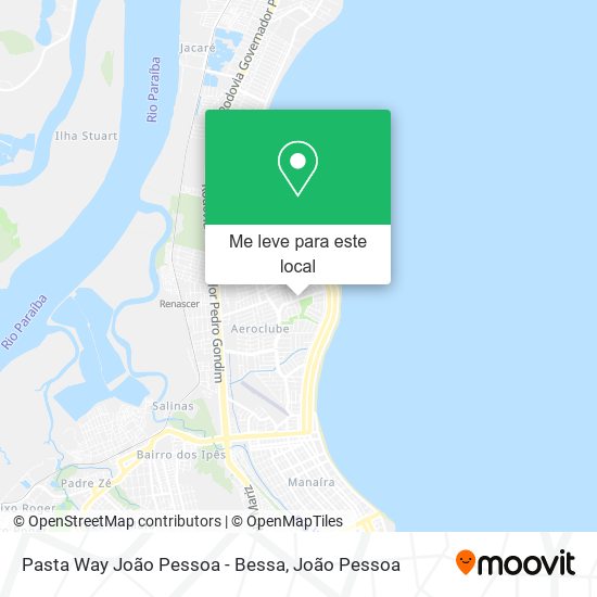 Pasta Way João Pessoa - Bessa mapa
