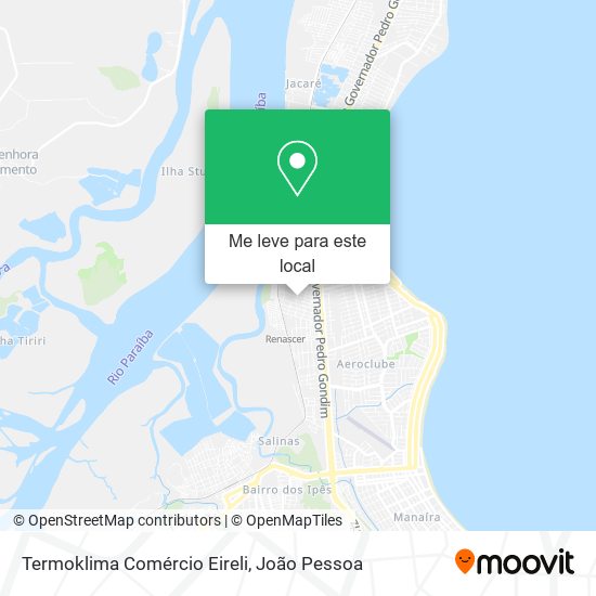 Termoklima Comércio Eireli mapa
