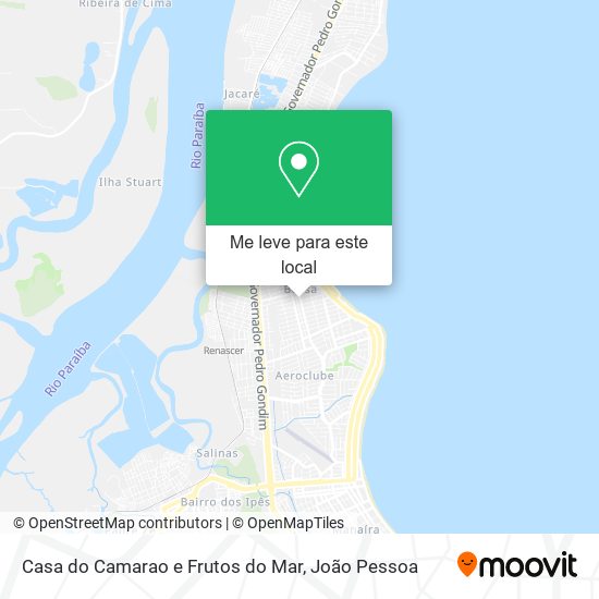 Casa do Camarao e Frutos do Mar mapa