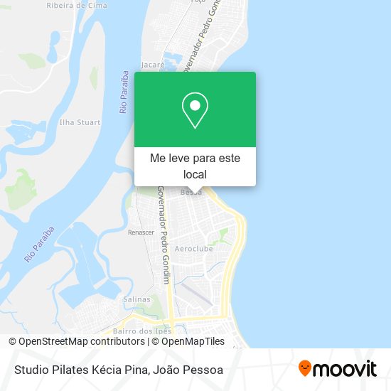 Studio Pilates Kécia Pina mapa