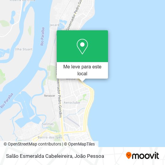 Salão Esmeralda Cabeleireira mapa