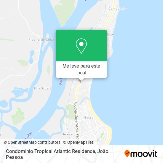 Condominio Tropical Atlantic Residence mapa