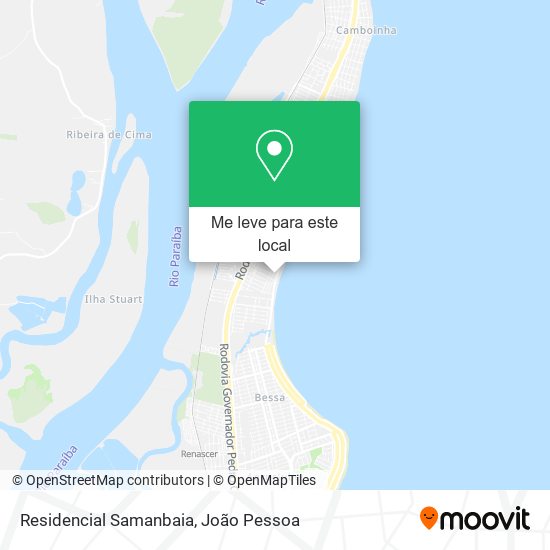 Residencial Samanbaia mapa