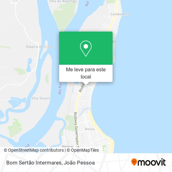 Bom Sertão Intermares mapa