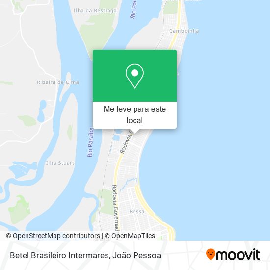 Betel Brasileiro Intermares mapa