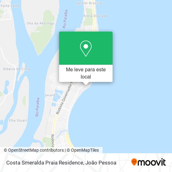 Costa Smeralda Praia Residence mapa